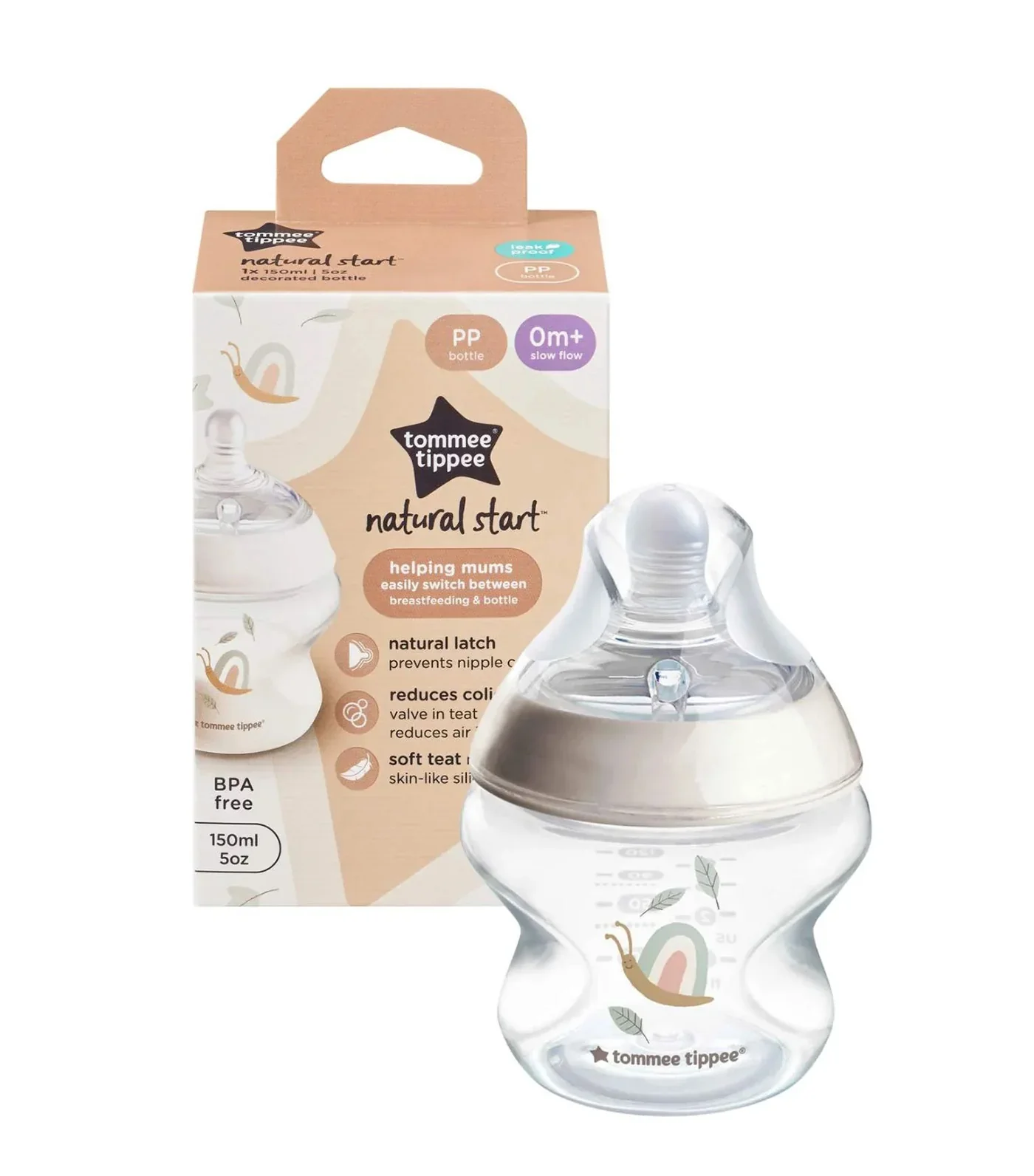 Natural Start Decorated Bottle