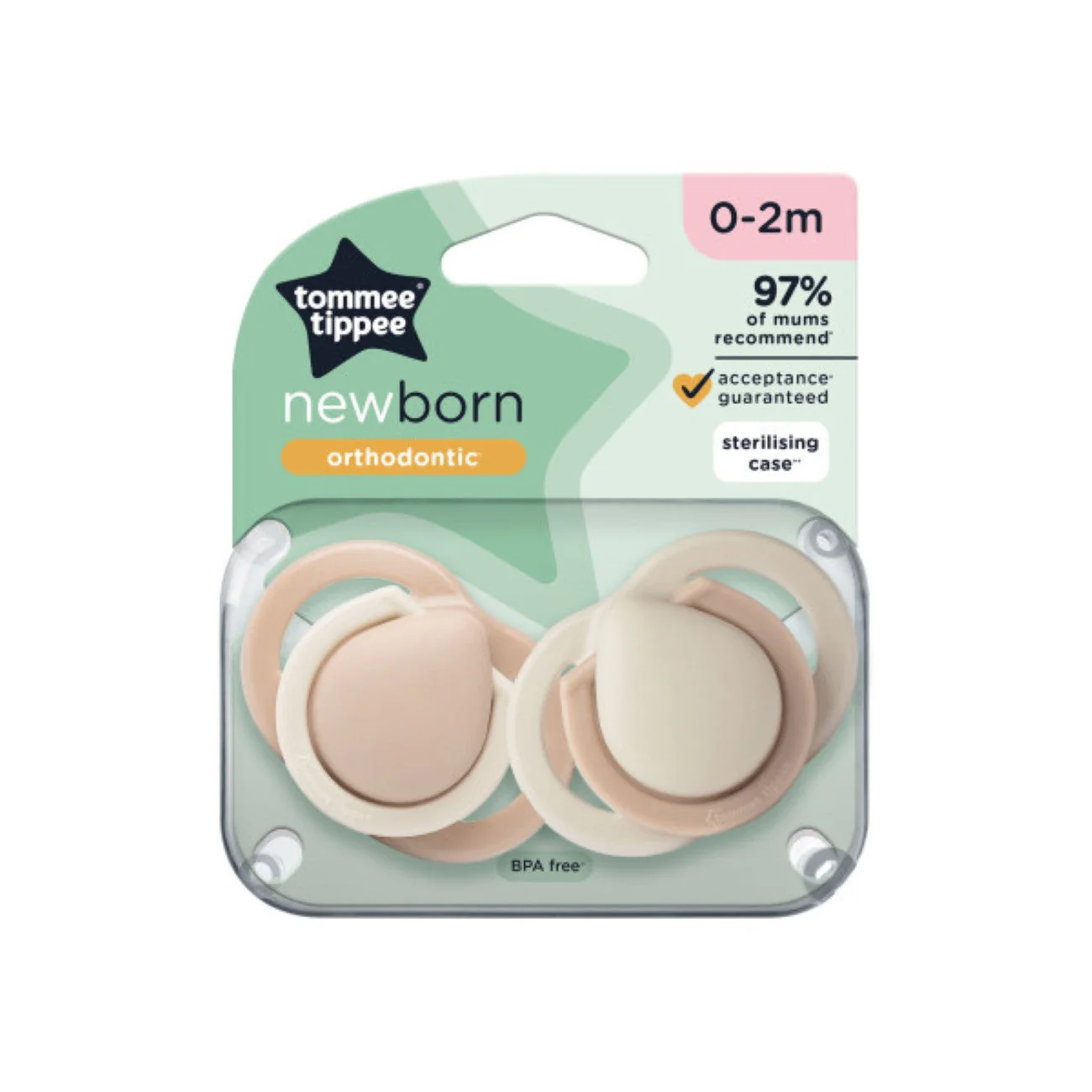 Newborn Soother 0-2M - Pack of 2 - Image 3