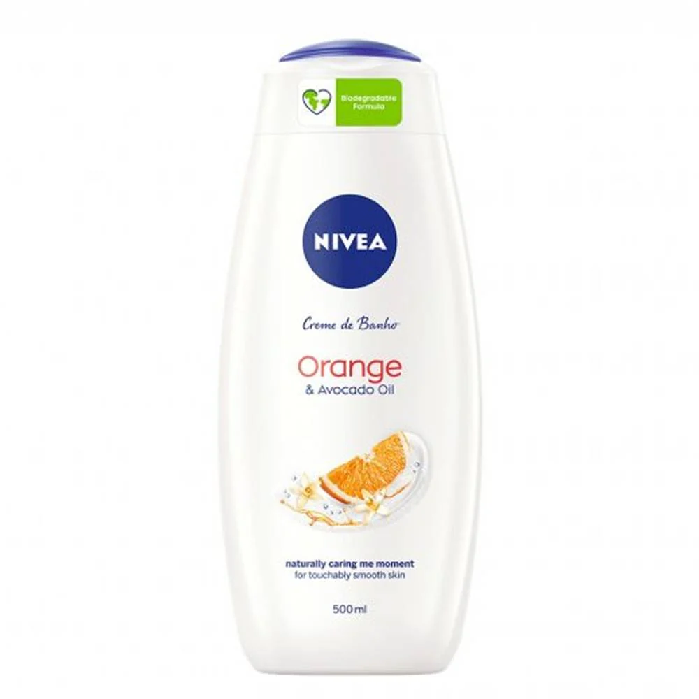 NIVEA SHOWER CREAM ORANGE AVOCADO OIL 500ML