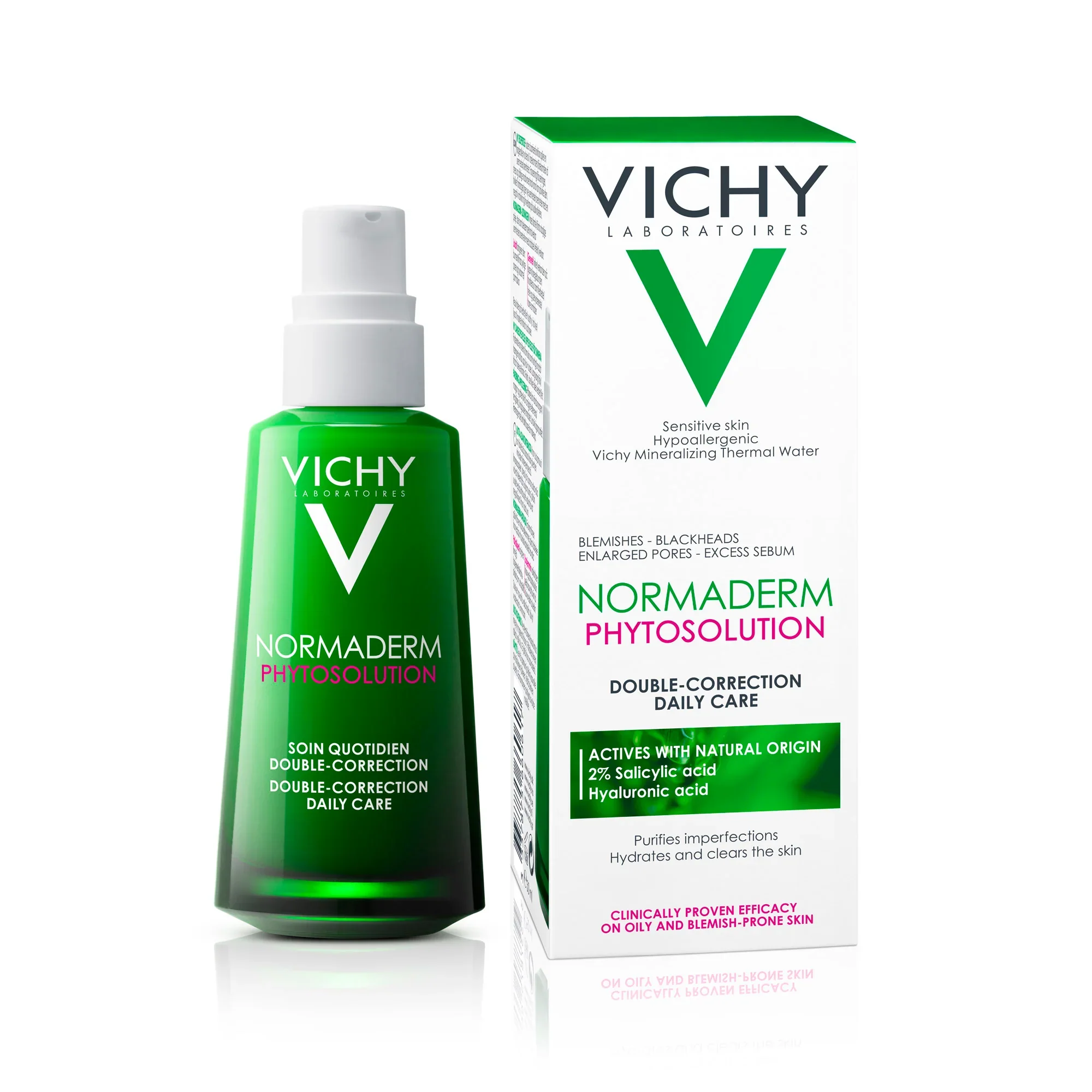 Normaderm Phytosolution Double Correction Daily Care Moisturiser for Oily & Acne Skin with Salicylic Acid - Image 3