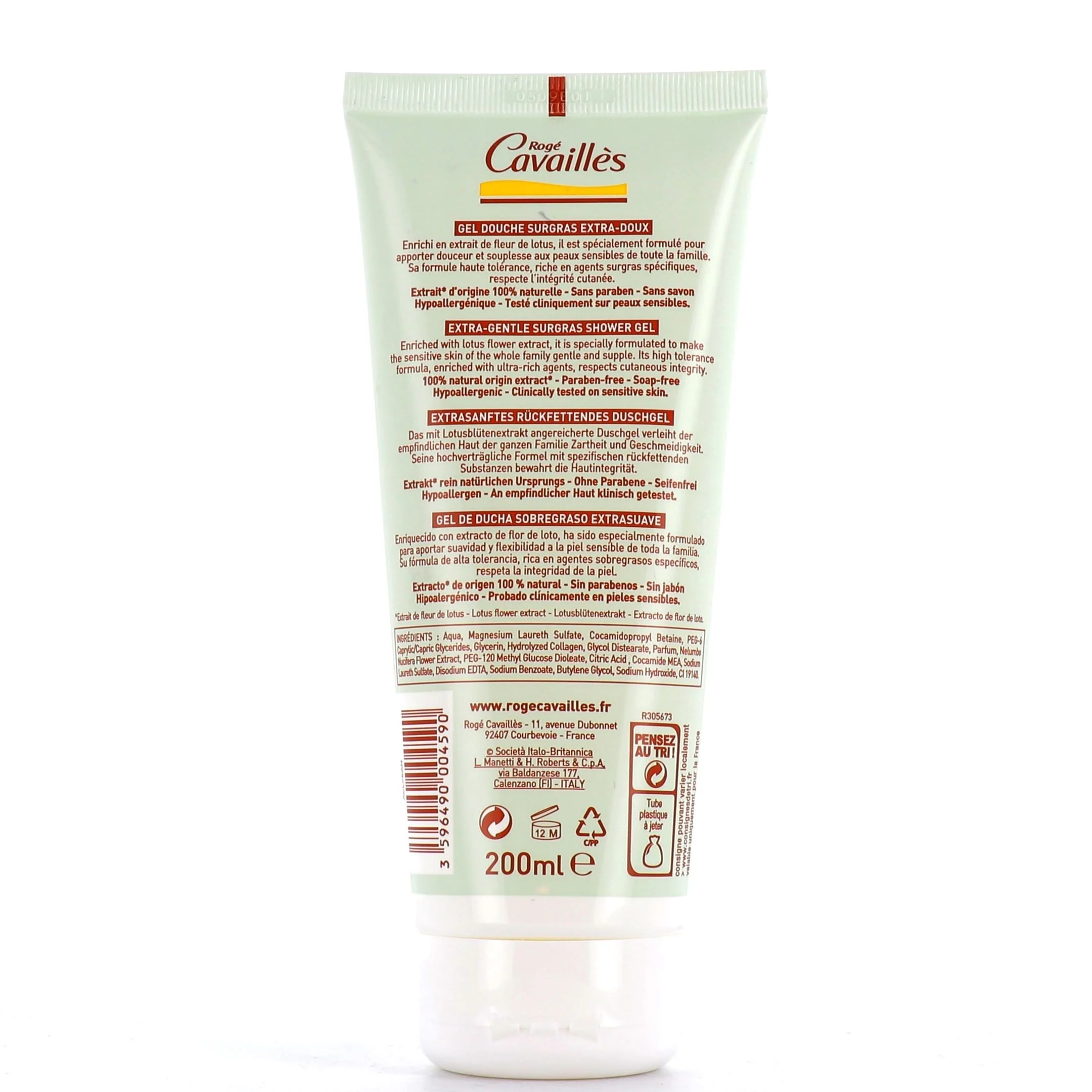 Nourishing Surgras Shower Gel  Nectar de Rose - Image 2
