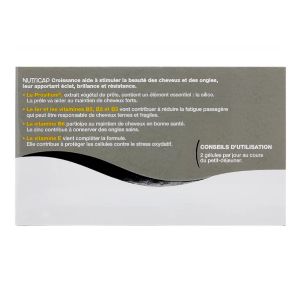 Nutricap Croissance x180 caps - Image 3