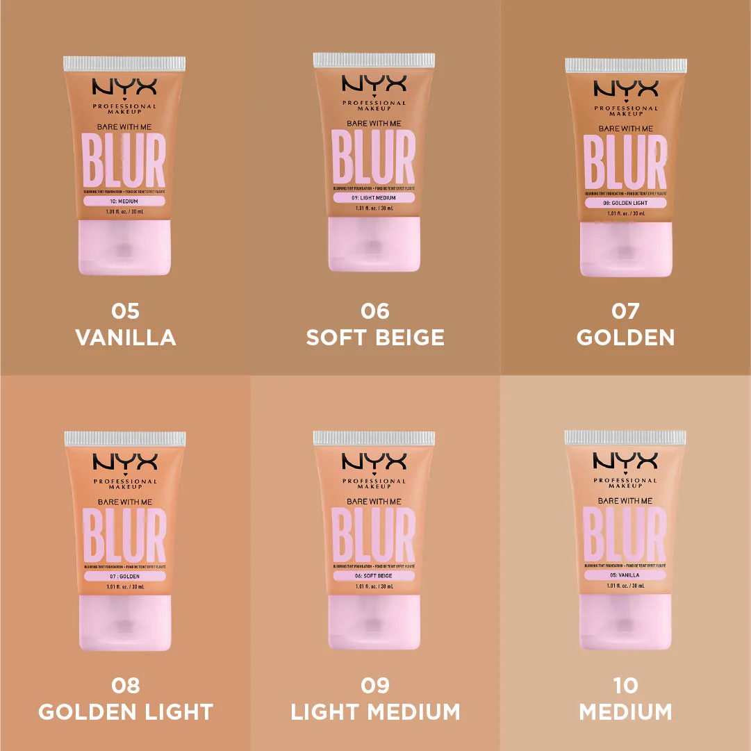 Bare with Me Blur Tint Foundation, Medium Coverage, 12 Hours Hydrating - Image 23