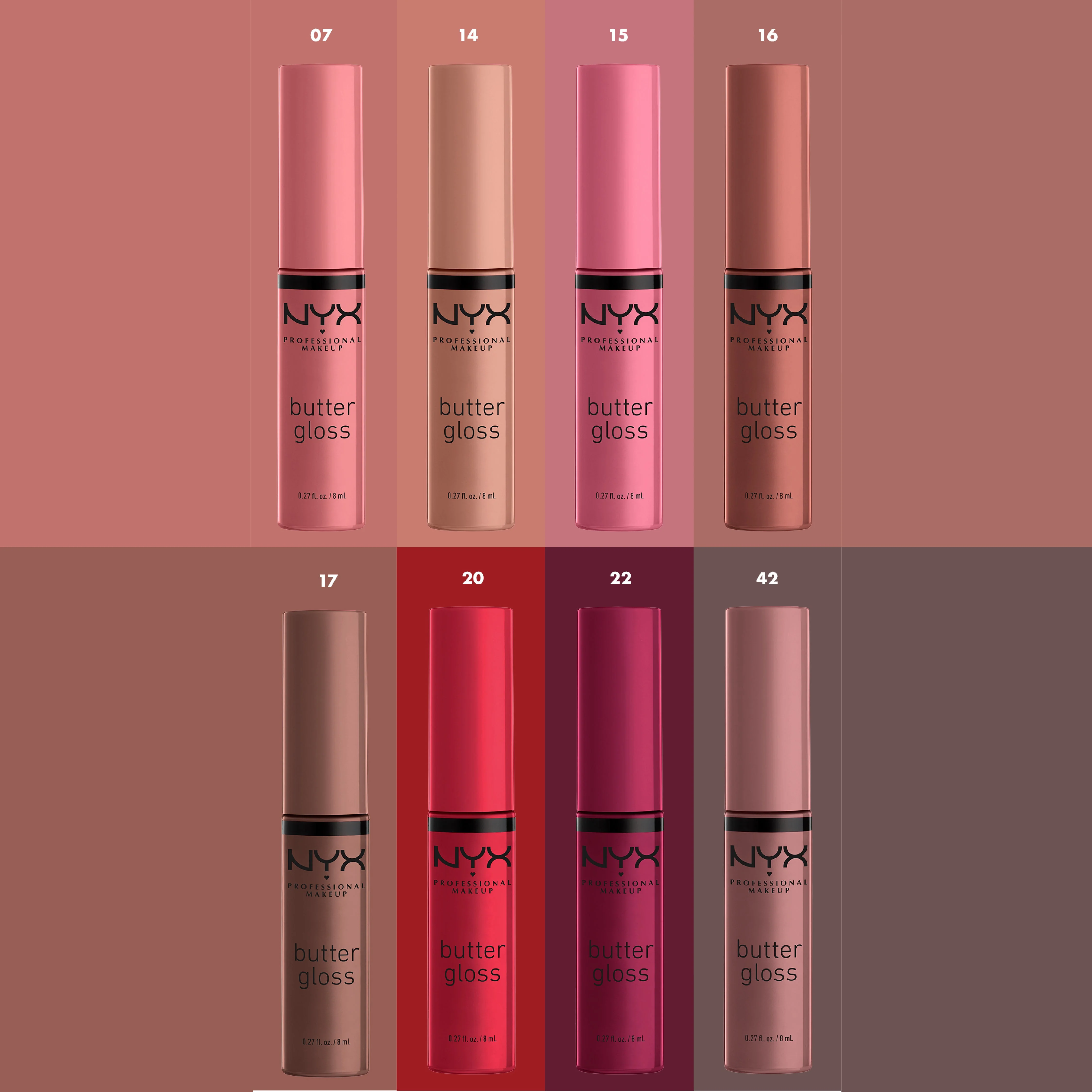 Butter Gloss, Non-Sticky Lip Gloss, Buttery Soft, Silky Smooth And Creamy, Sheer To Medium Coverage - Image 34