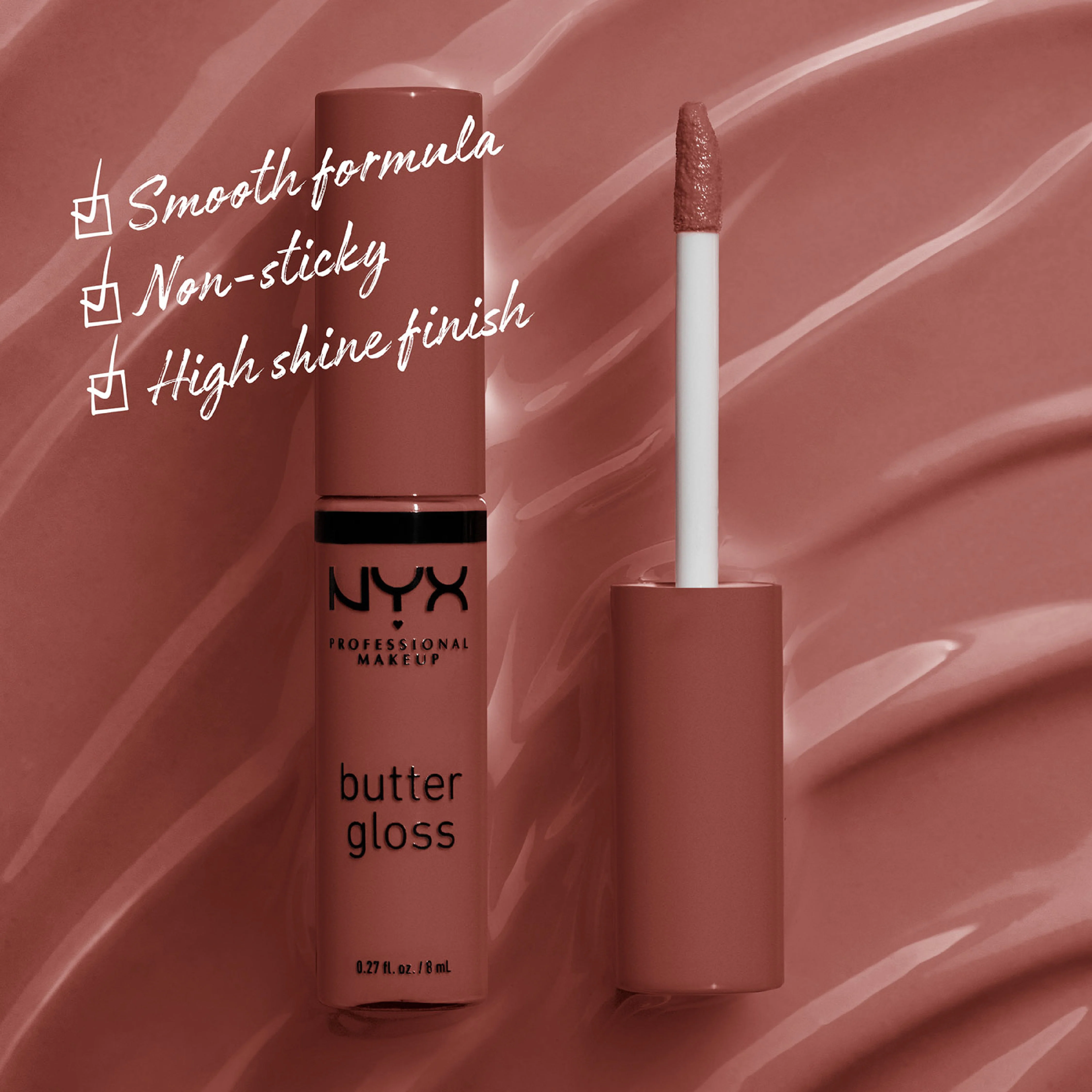Butter Gloss, Non-Sticky Lip Gloss, Buttery Soft, Silky Smooth And Creamy, Sheer To Medium Coverage - Image 4