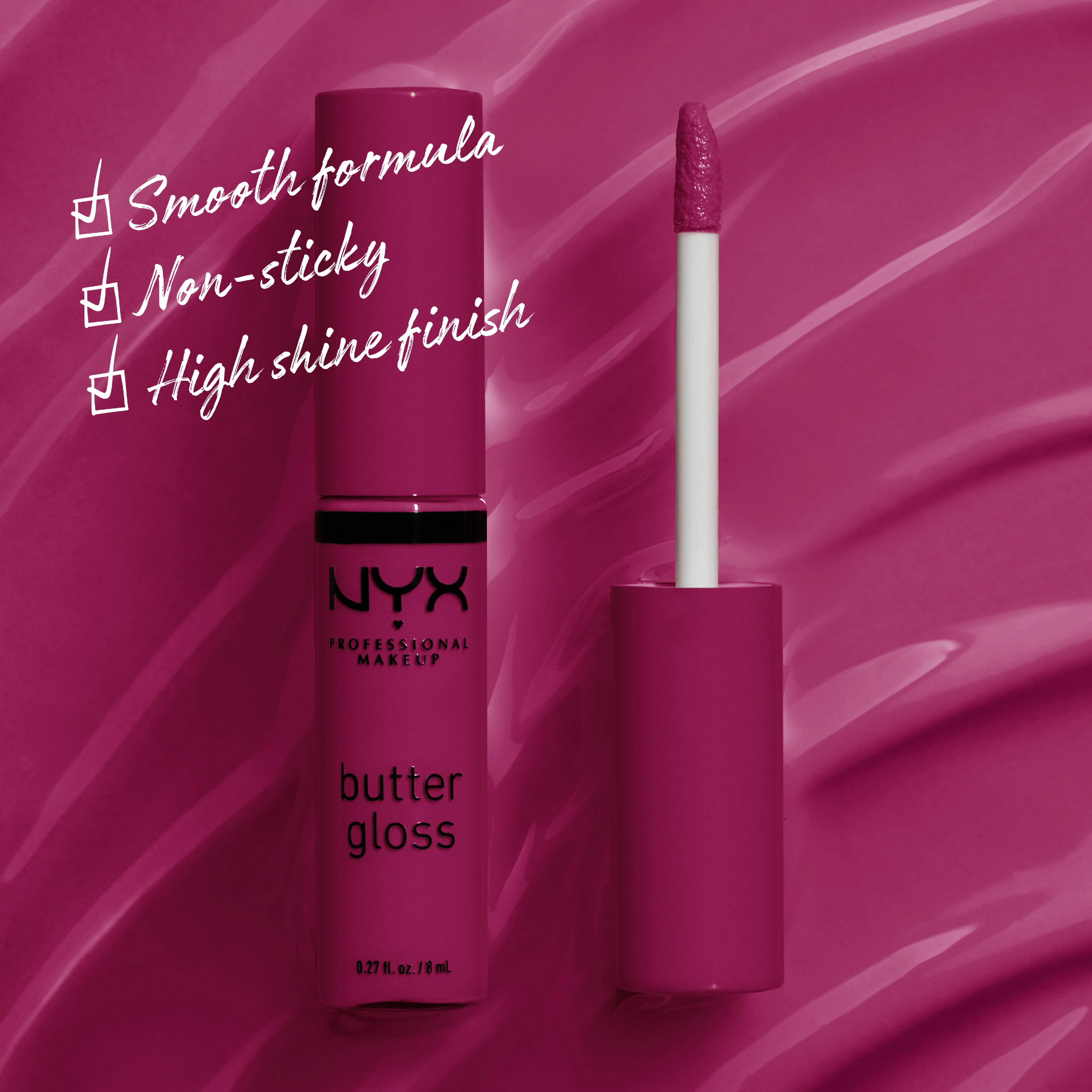 Butter Gloss, Non-Sticky Lip Gloss, Buttery Soft, Silky Smooth And Creamy, Sheer To Medium Coverage - Image 40
