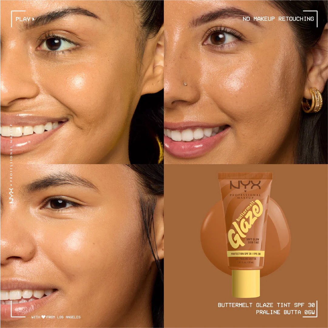 Buttermelt Glaze Soft Glow Skin Tint SPF30, Foundation, 12H Wear - Image 23