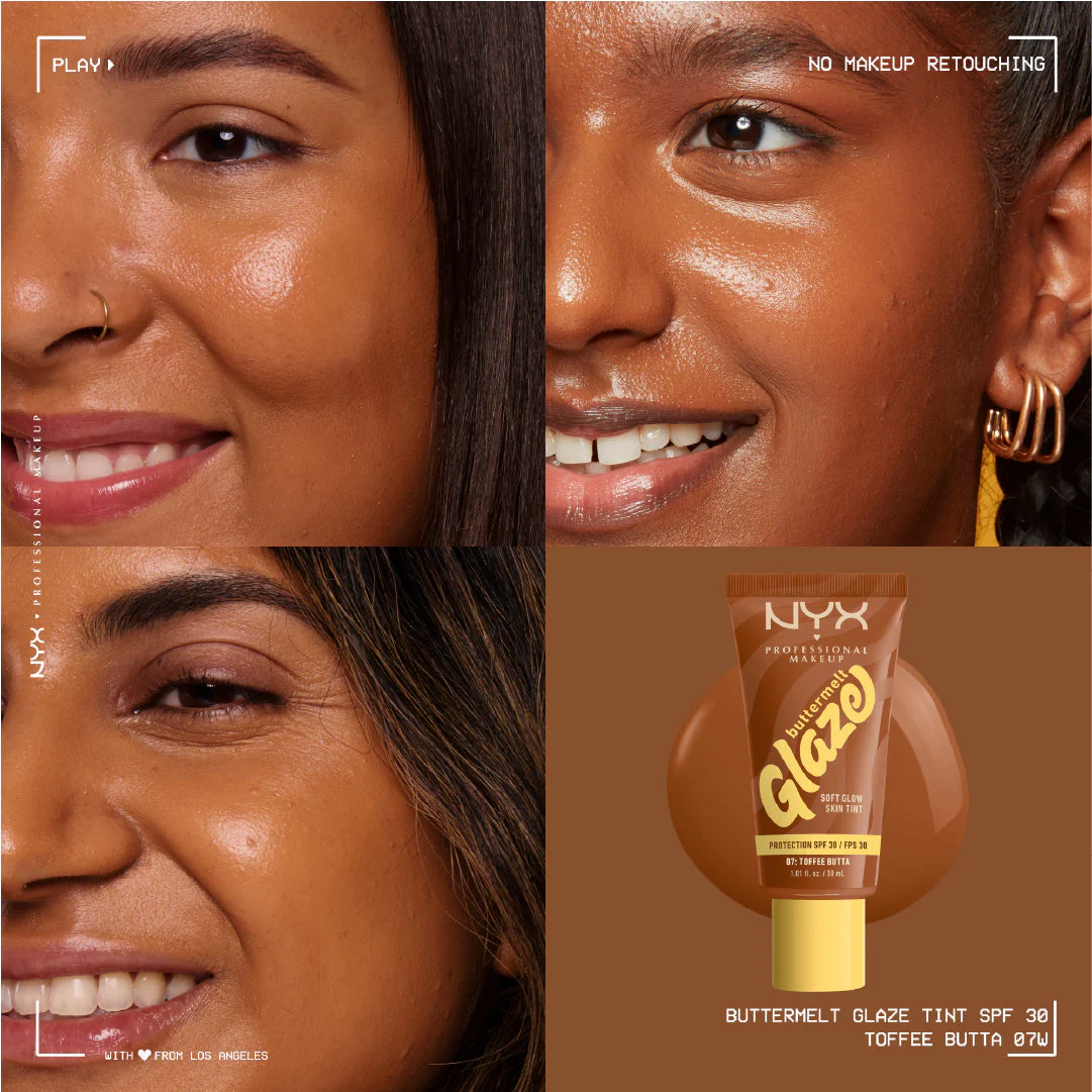 Buttermelt Glaze Soft Glow Skin Tint SPF30, Foundation, 12H Wear - Image 29