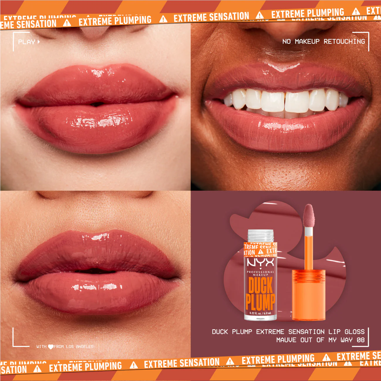 Duck Plump Lip Plumping Lacquer, High Pigment, High Shine, High Sparkle Lip Gloss - Image 6