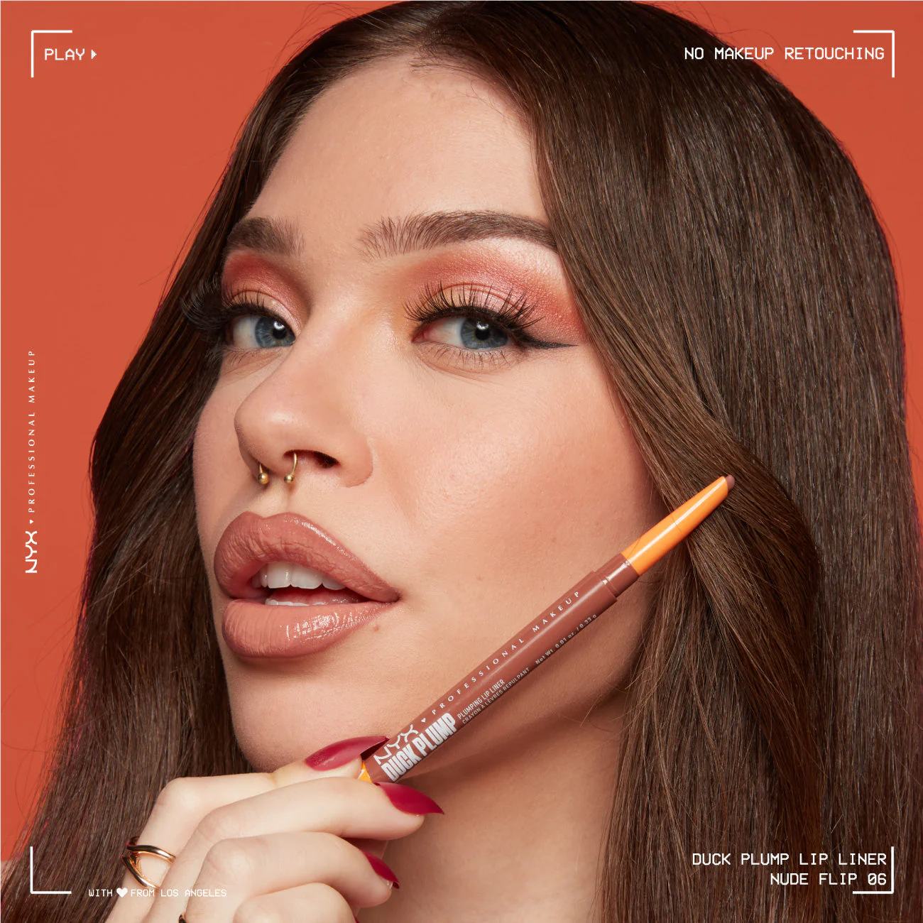 Duck Plump Plumping Lip Liner, Up To 10 HR Wear, Matte Finish, - Image 17