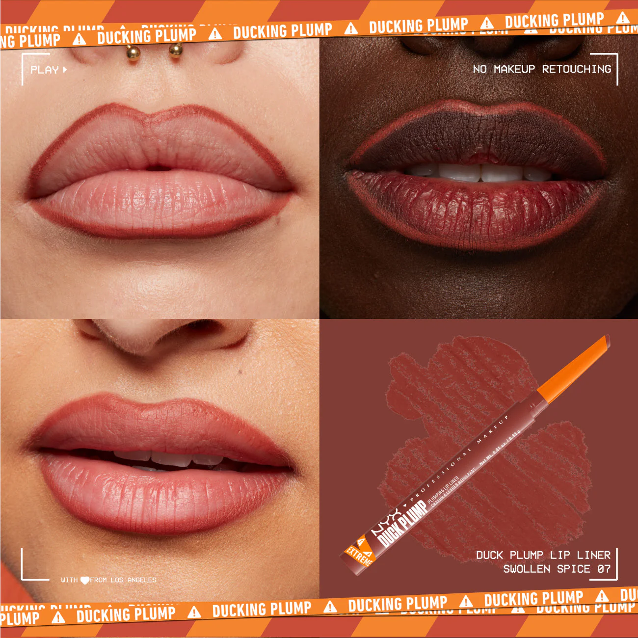 Duck Plump Plumping Lip Liner, Up To 10 HR Wear, Matte Finish, - Image 3