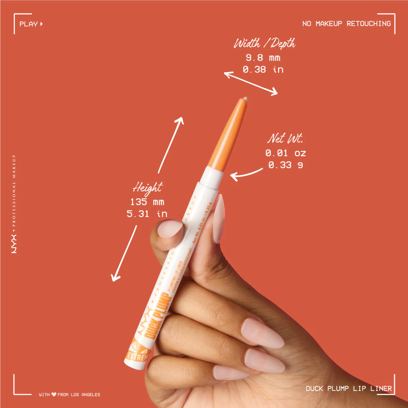 Duck Plump Plumping Lip Liner, Up To 10 HR Wear, Matte Finish, - Image 30
