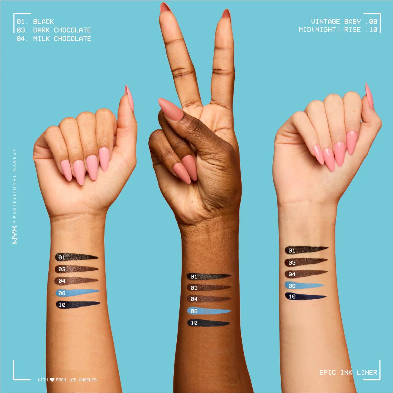 Epic Ink Liner, Waterproof Liquid Eyeliner, Vegan Formula, Intense Pigment - Image 12