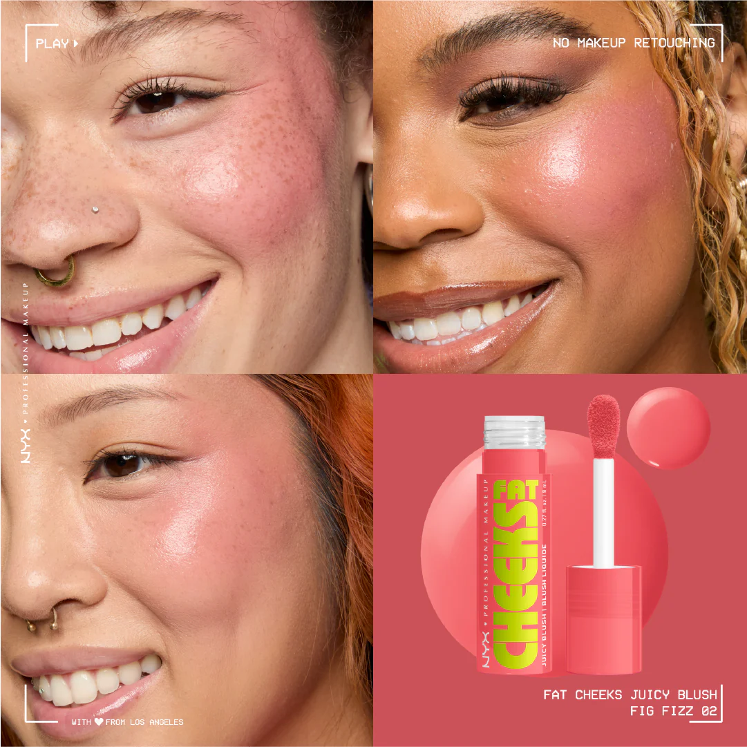 Fat Cheeks Juicy Blush, Liquid Blush, 12 HR Wear, Product Does Not Fade - Image 8