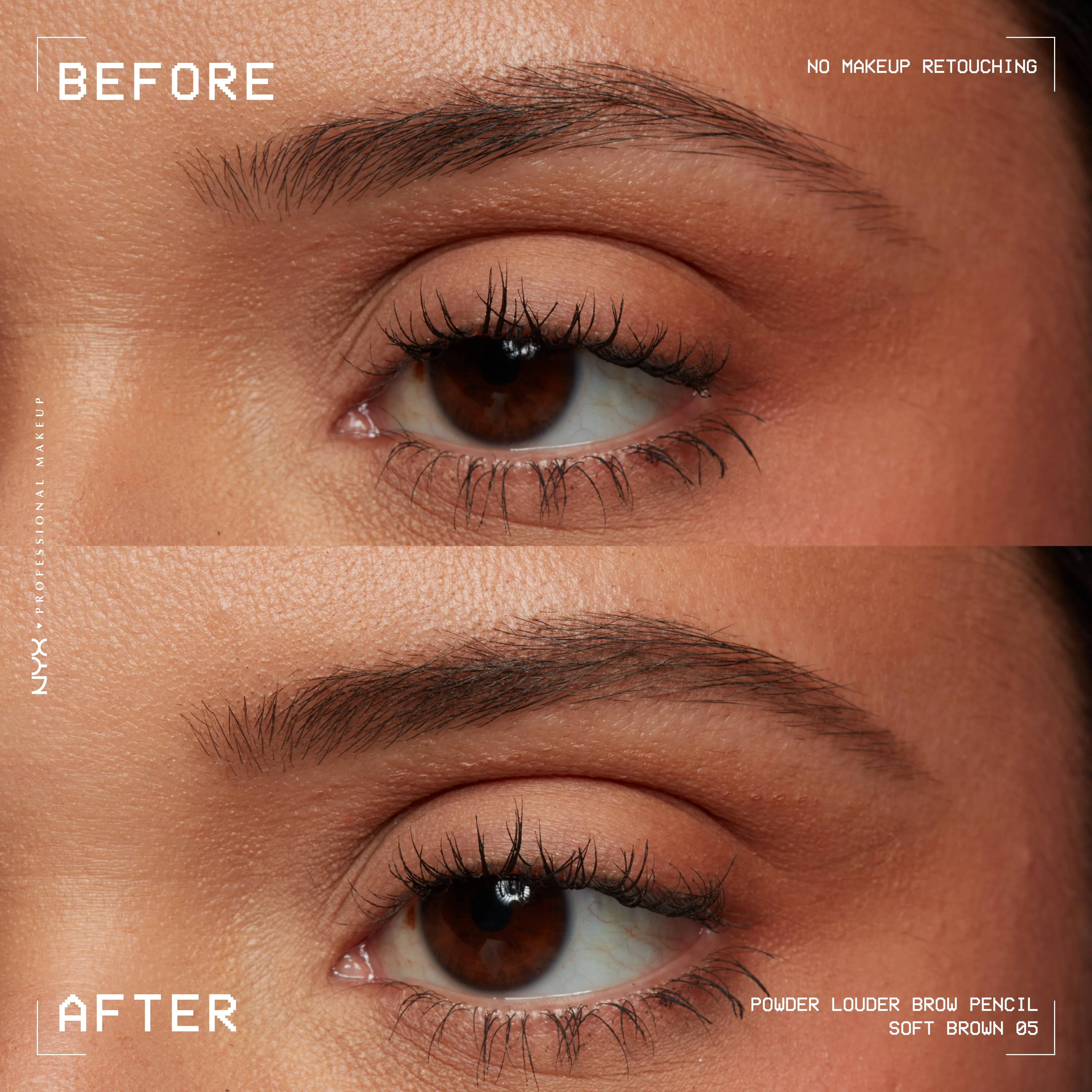 Powder Louder, Brow Pencil, 12Hr Wear, Buildable Micro-Fibers - Image 4