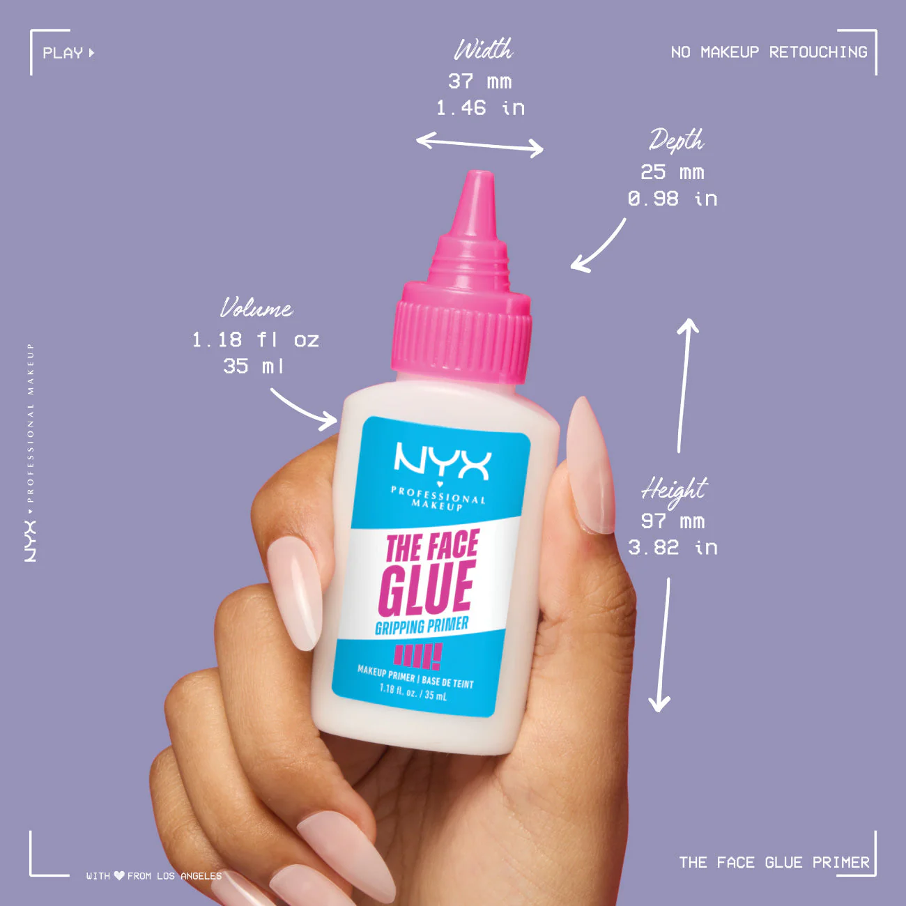 The Face Glue Primer, Gripping Primer, Up To 24 Hour Hydration - Image 3