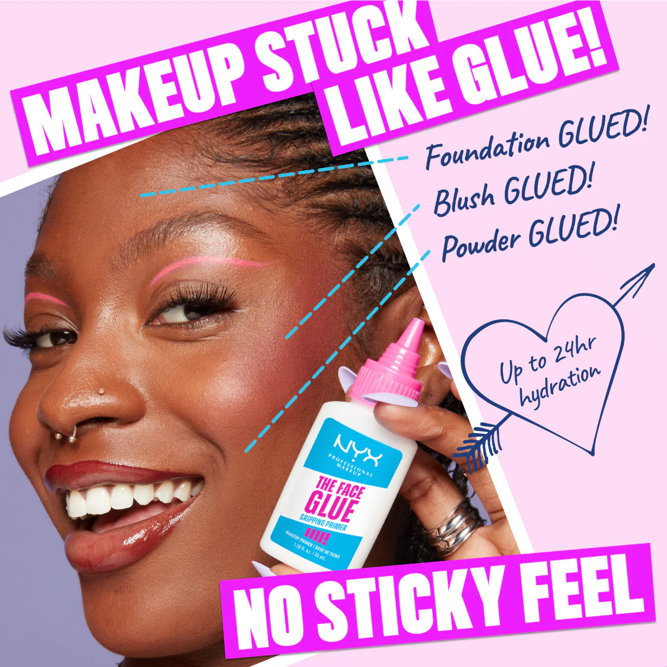 The Face Glue Primer, Gripping Primer, Up To 24 Hour Hydration - Image 7