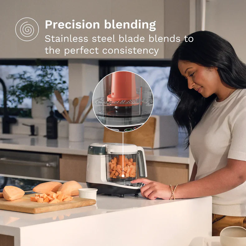 One Step™ Baby Food Maker Deluxe: Steamer & Blender for Homemade Baby Food - Image 5