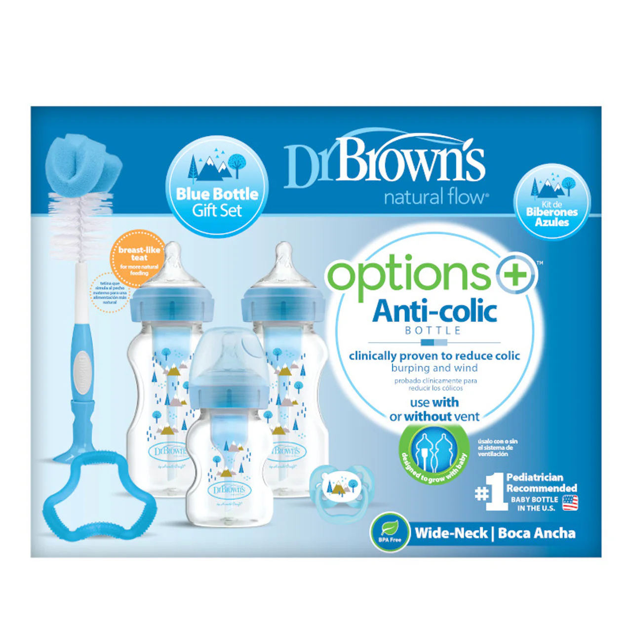 Options+ Anti-Colic Gift Set Blue