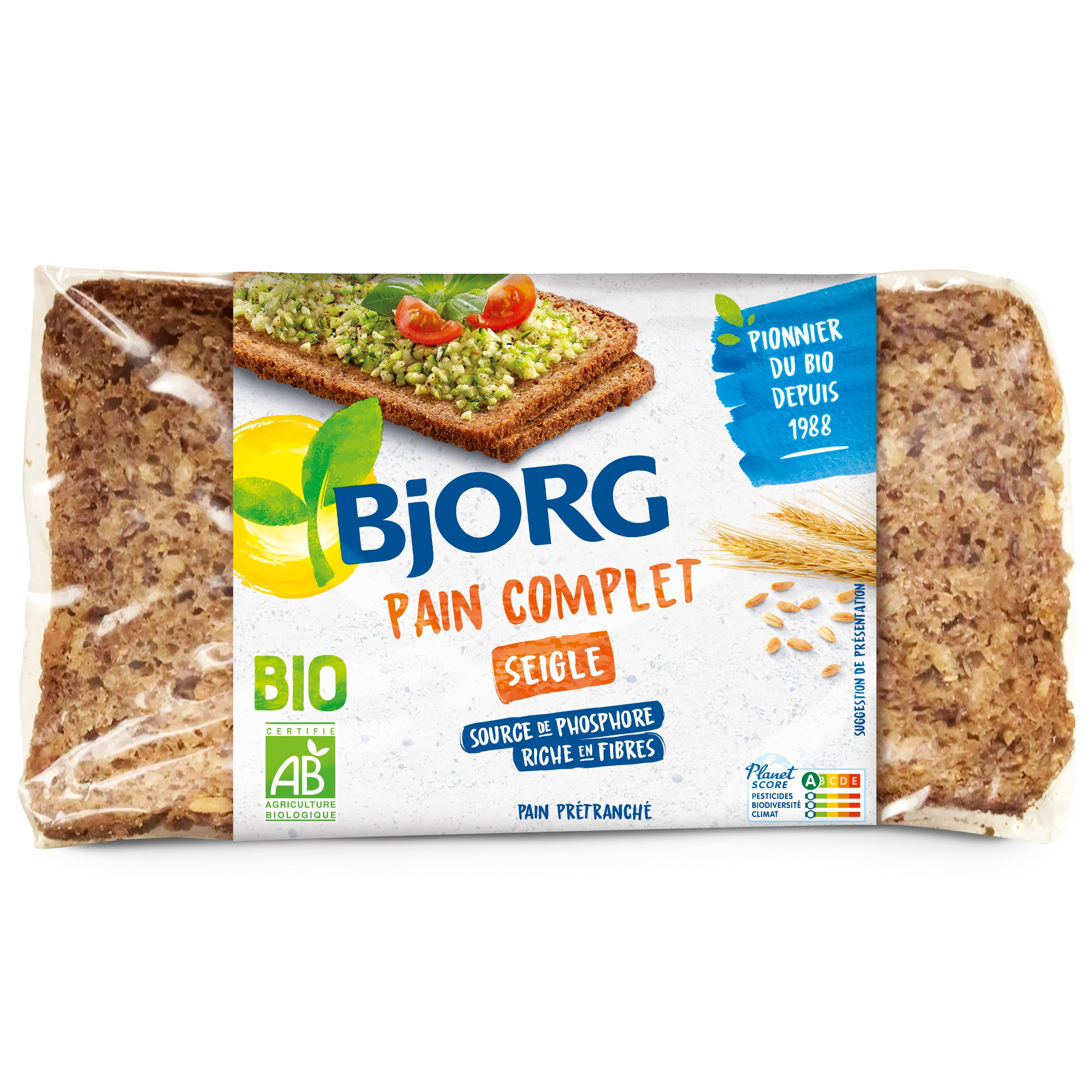 Pain Complet Au Seigle Bio - 500g