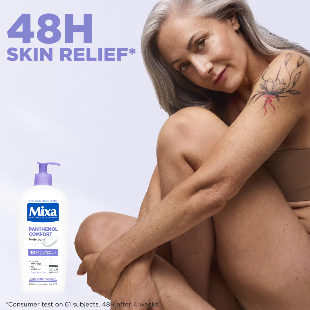 Panthenol Comfort Body Lotion - Anti-Scratching Cream - For Dry Skin, Atopy Prone Skin and Eczema - - Image 2