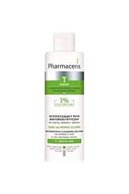 Pharmaceris T Bacteriostatic Solution for Face Cleavage Back 3% 190ml - Image 2