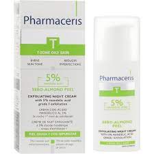 Pharmaceris T Sebo Almond Peel Exfoliating Night Cream 5% Acne Almond 50ml - Image 3