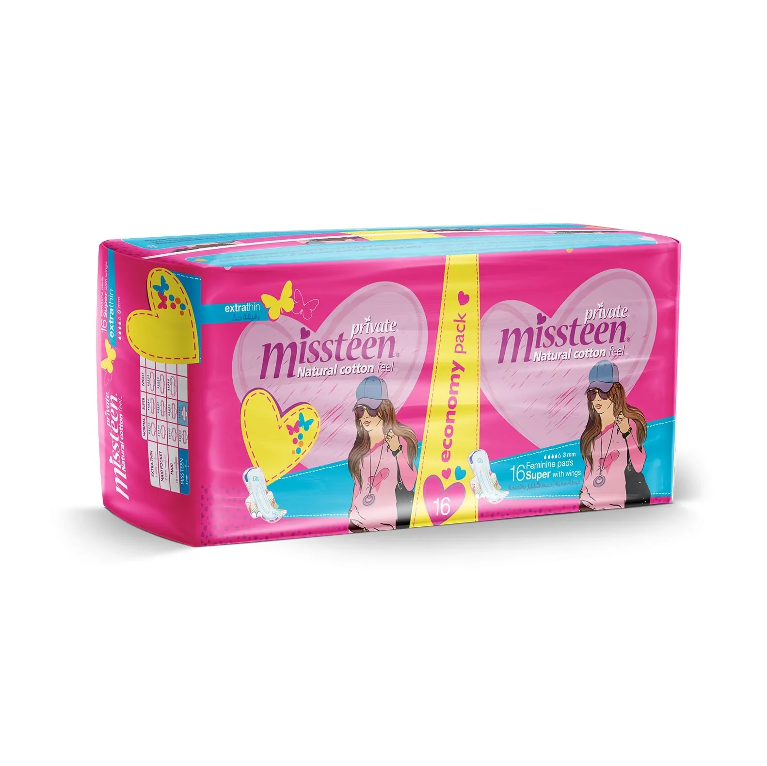 Private Miss Teen Pads Super 16 pcs