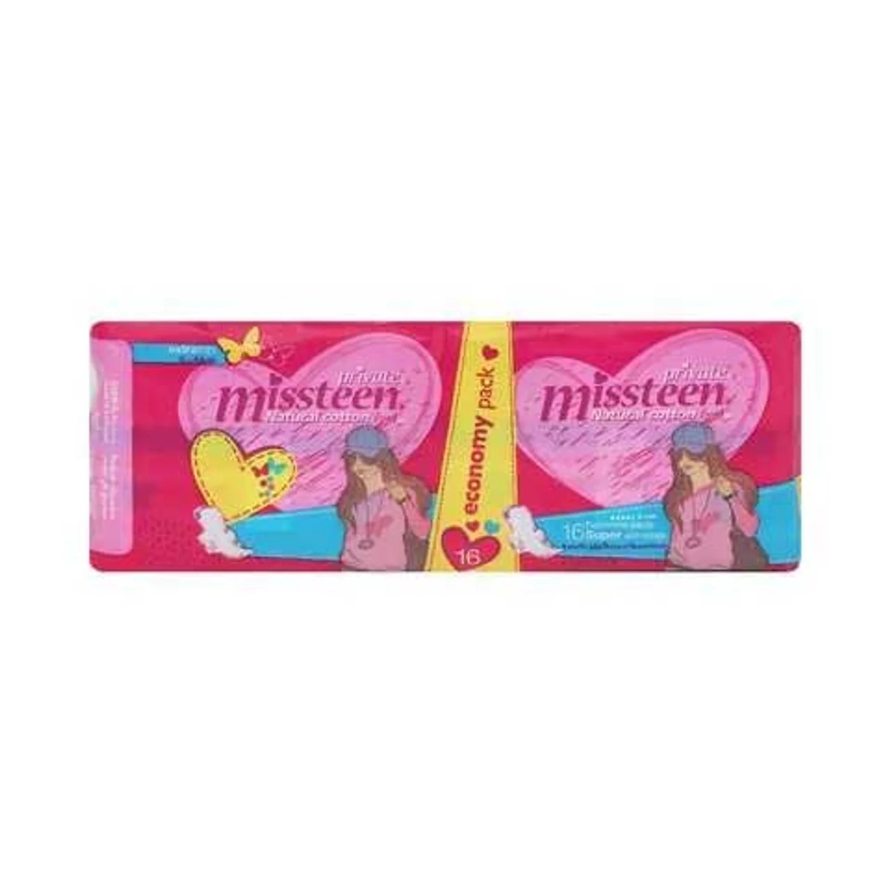 Private Miss Teen Pads Super 16 pcs - Image 2