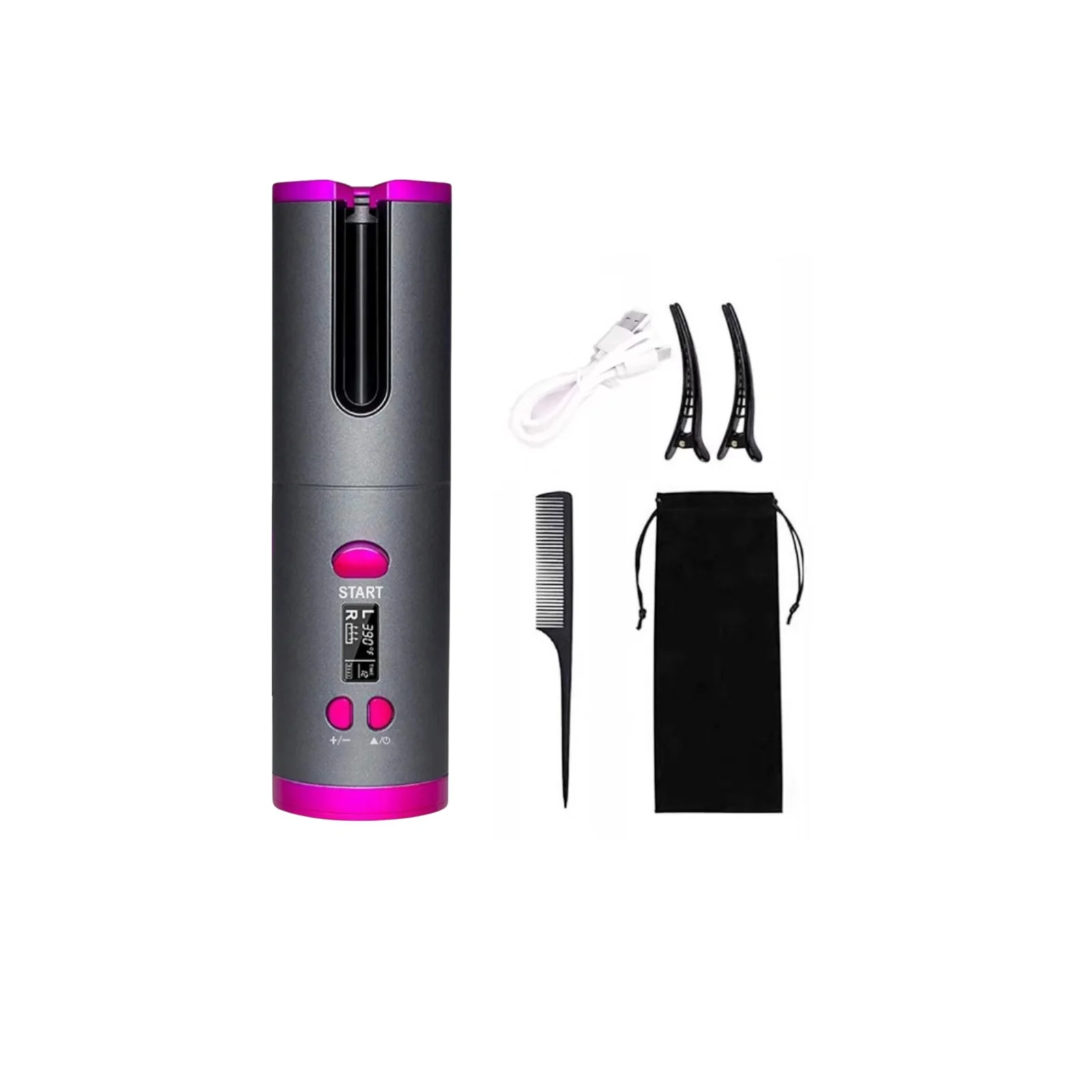 Rechargeable hair curler