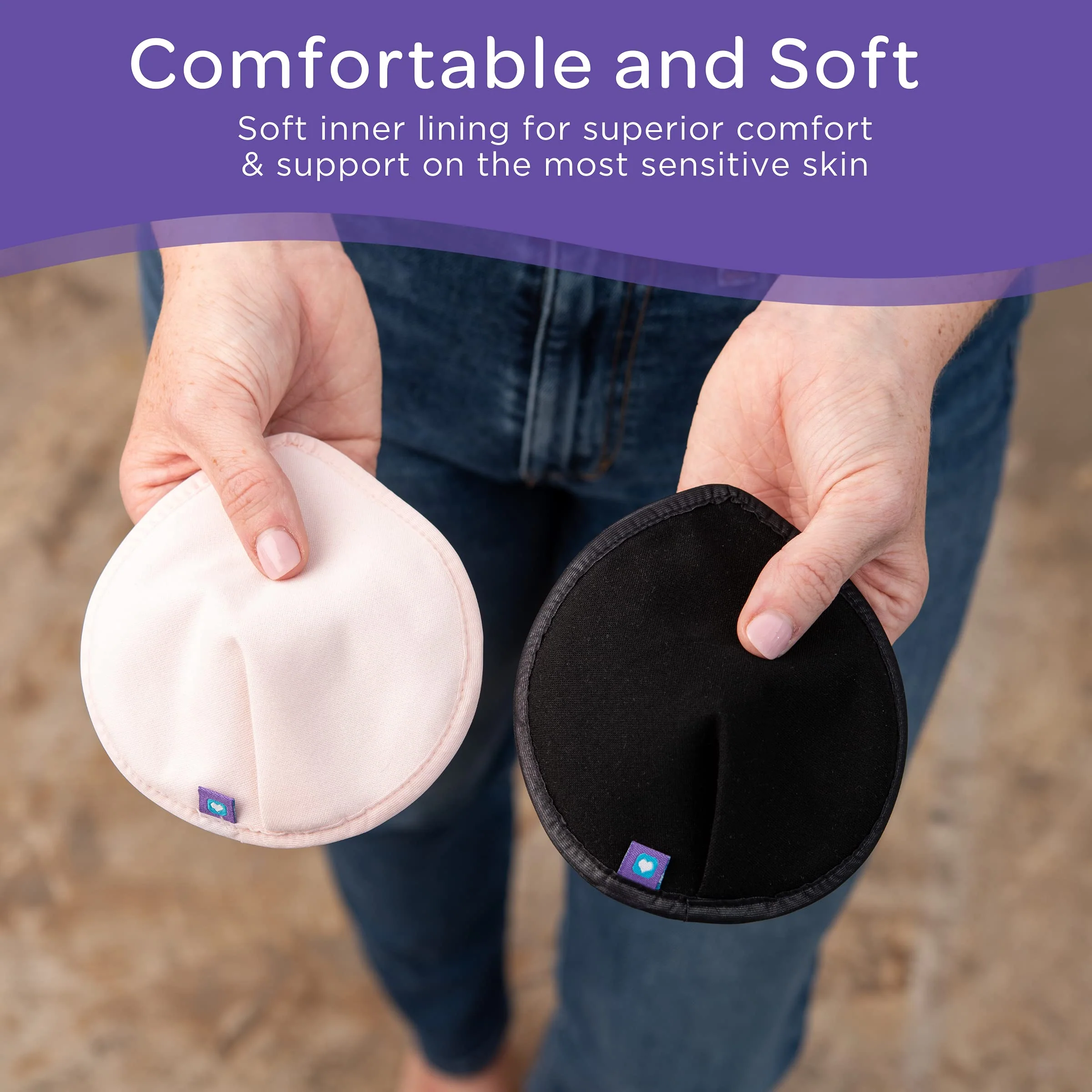 Reusable Nursing Pads for Breastfeeding Mothers, 8 Washable Pads - Image 3