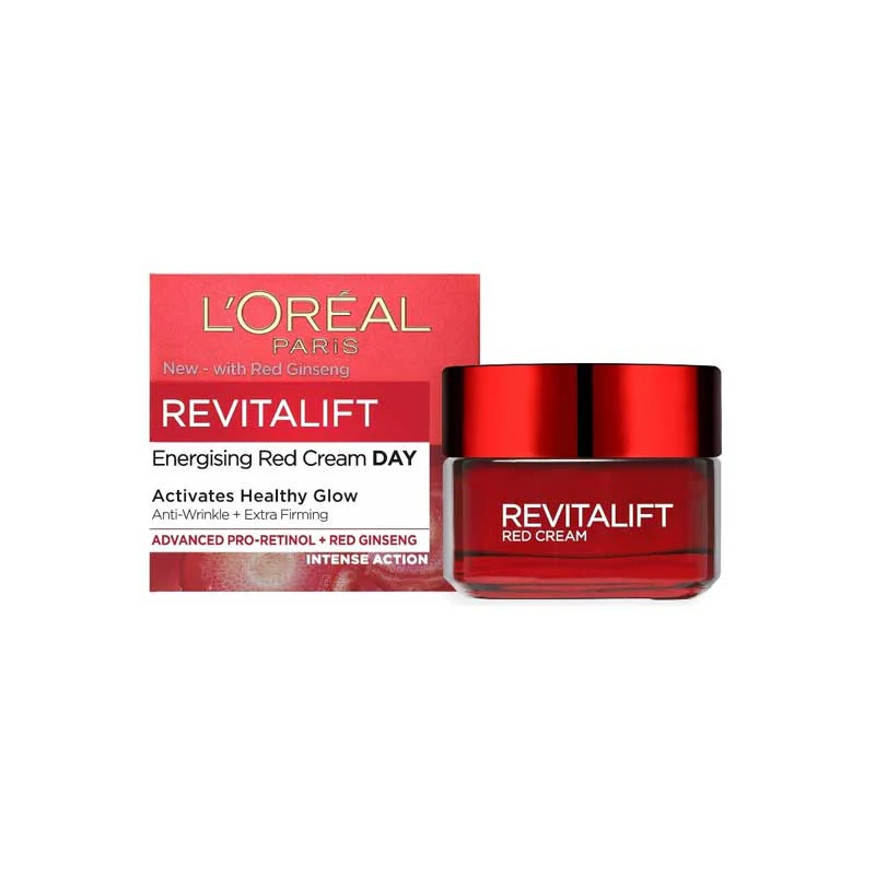 Revitalift Energising Red Cream Day