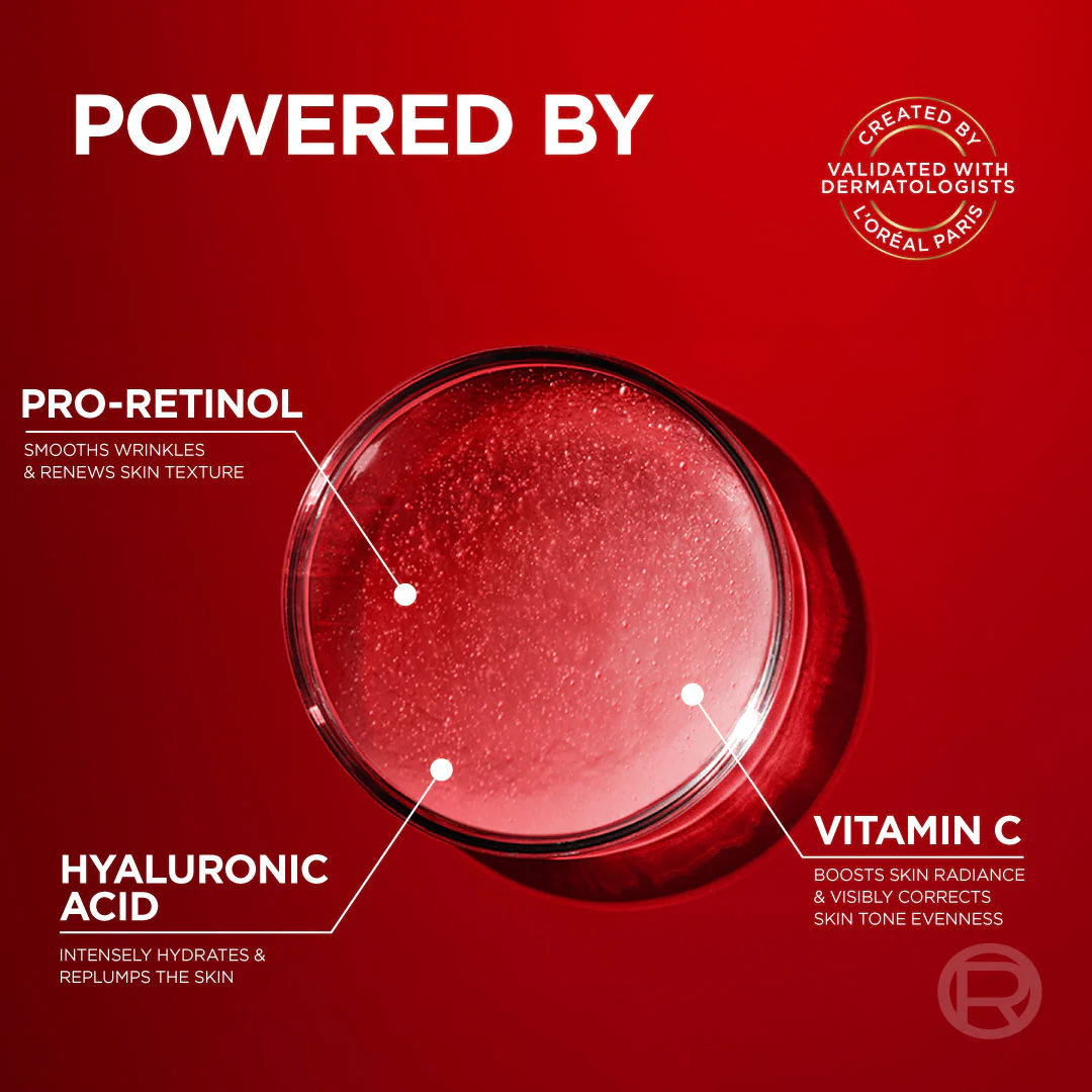 Revitalift Laser x3 Anti-Aging Moisturizing Night Cream, against Wrinkles and Signs of Aging, with Pro-Retinol - Image 3