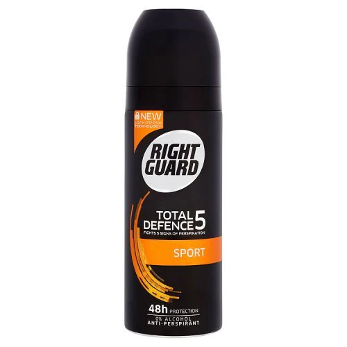 Right Guard Total Defence 5 48H High-Performance Anti-Perspirant Deodorant 150ml