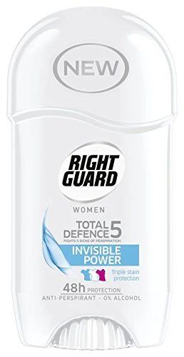 Right Guard women Total defence5 Invisable Power 48h Protection Stick 50ml