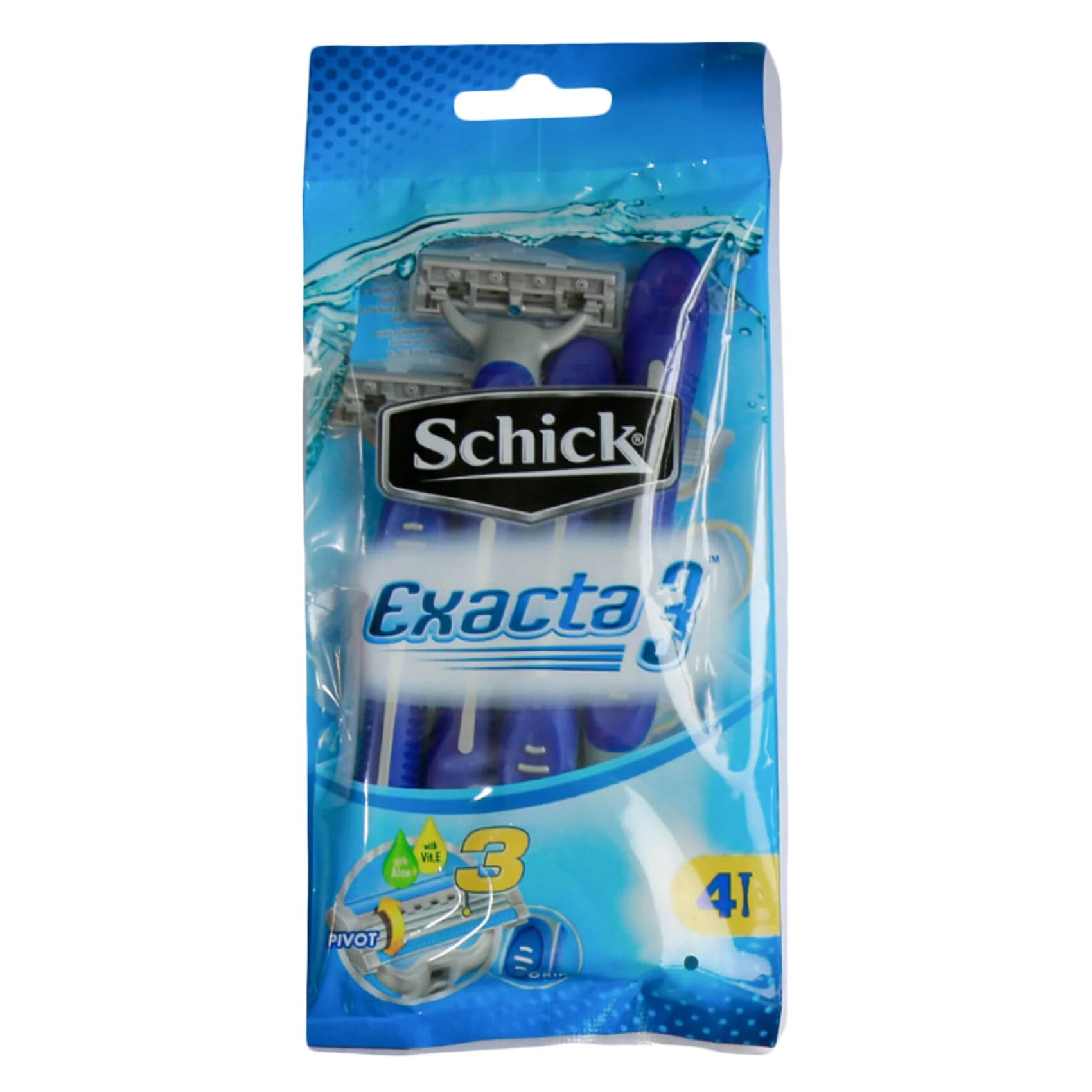 SCHICK EXACTA 3 4PCS