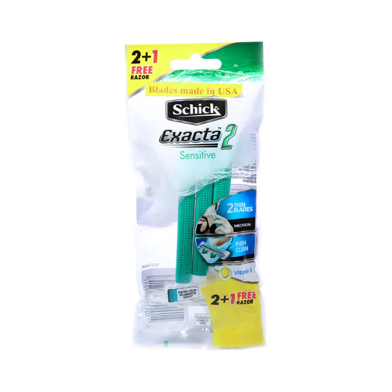 SCHICK EXACTA SENSITIVE 2 3PCS