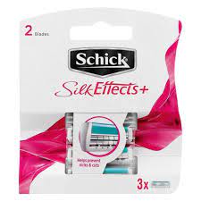 Schick Silk Effects+ Plus Refill Cartridges 3 Count