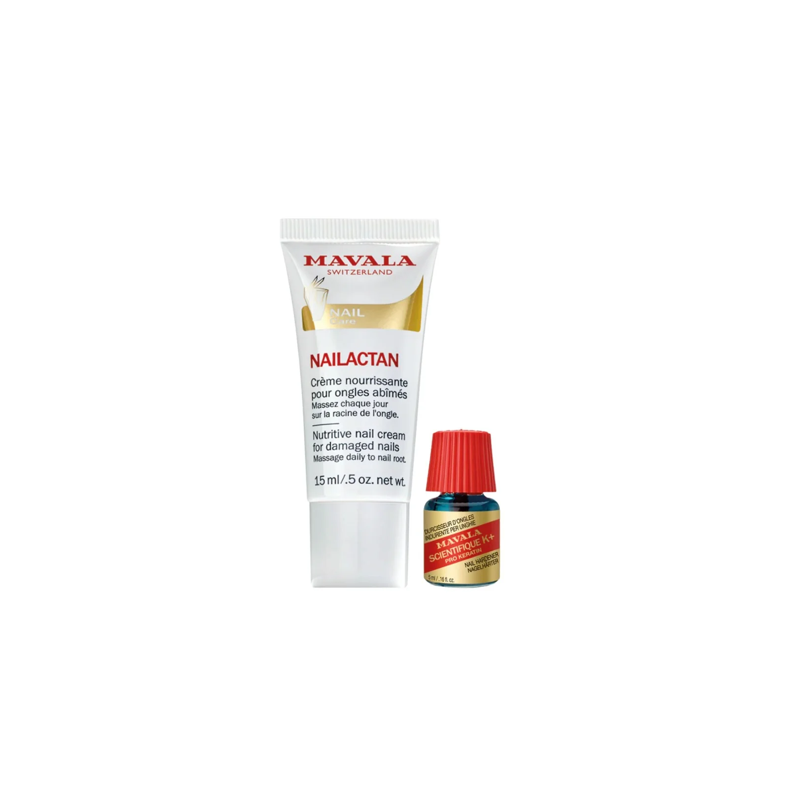 Scientifique K+ nail hardener + Nailactan Nourishing Cream