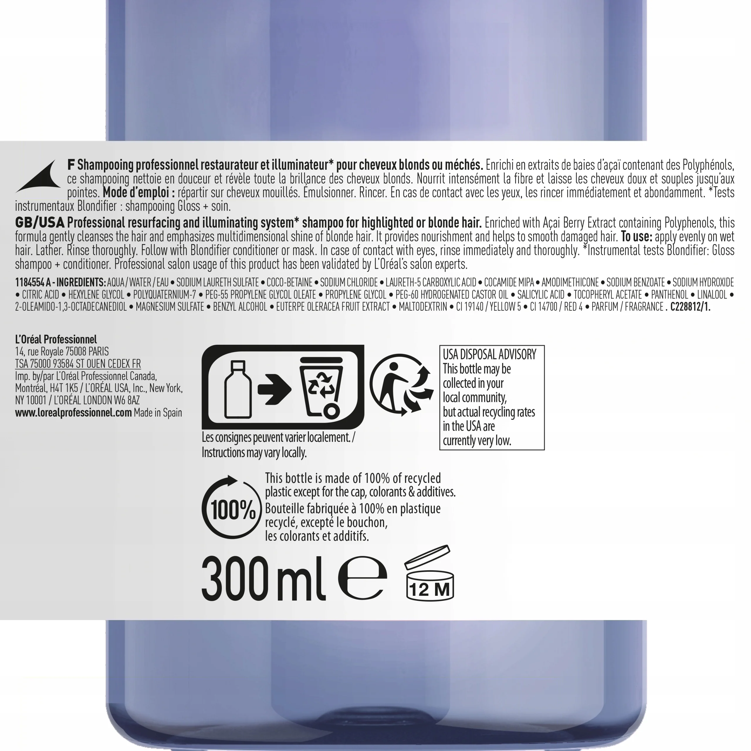 Serie Expert Blondifier Gloss Shampoo - Image 3