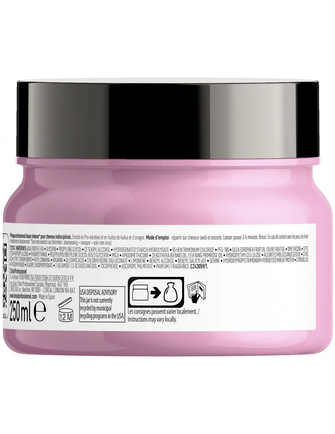 Serie Expert Liss Unlimited ProKeratin - Intense Smoothing Masque - Rinse Out - Image 3