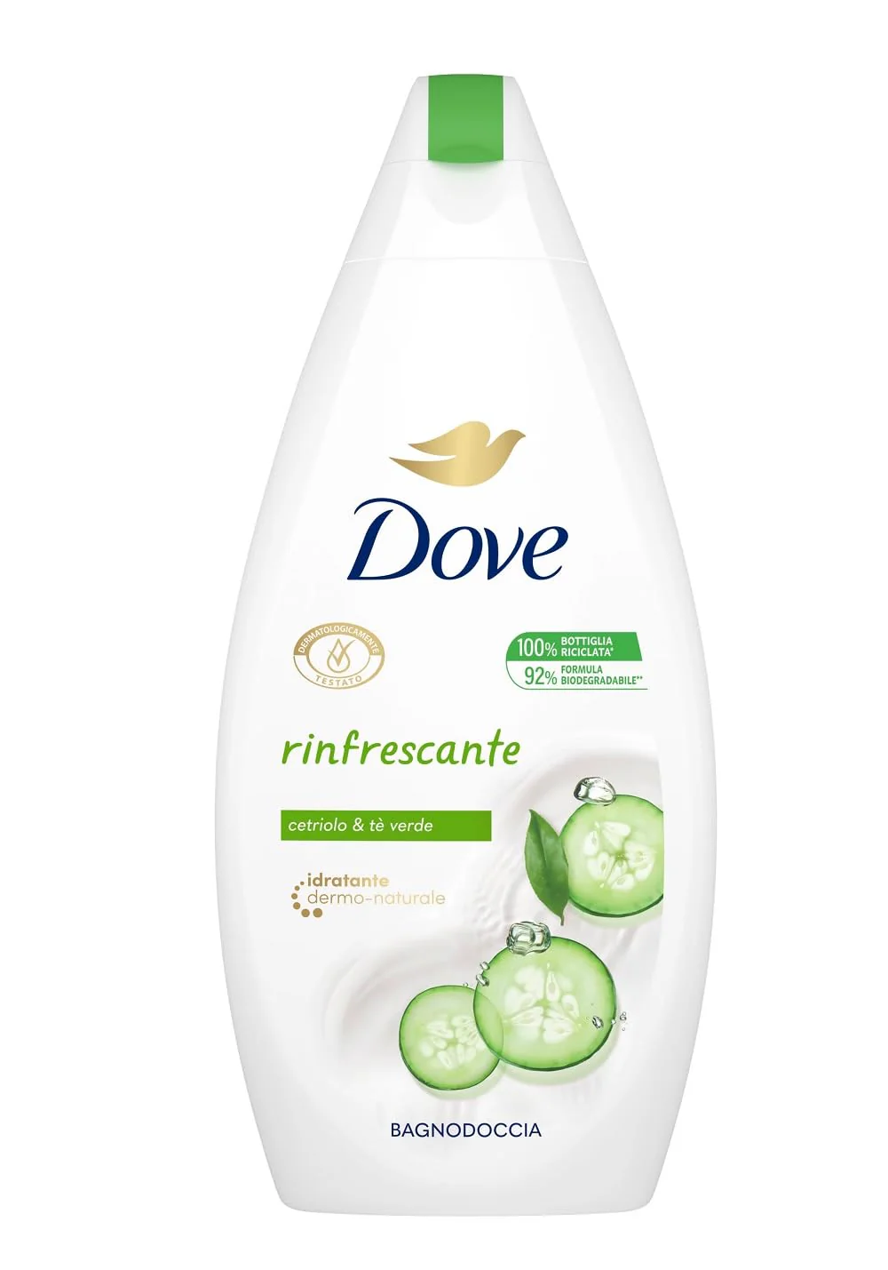 Cucumber and green tea 2in1 shower gel + bath foam