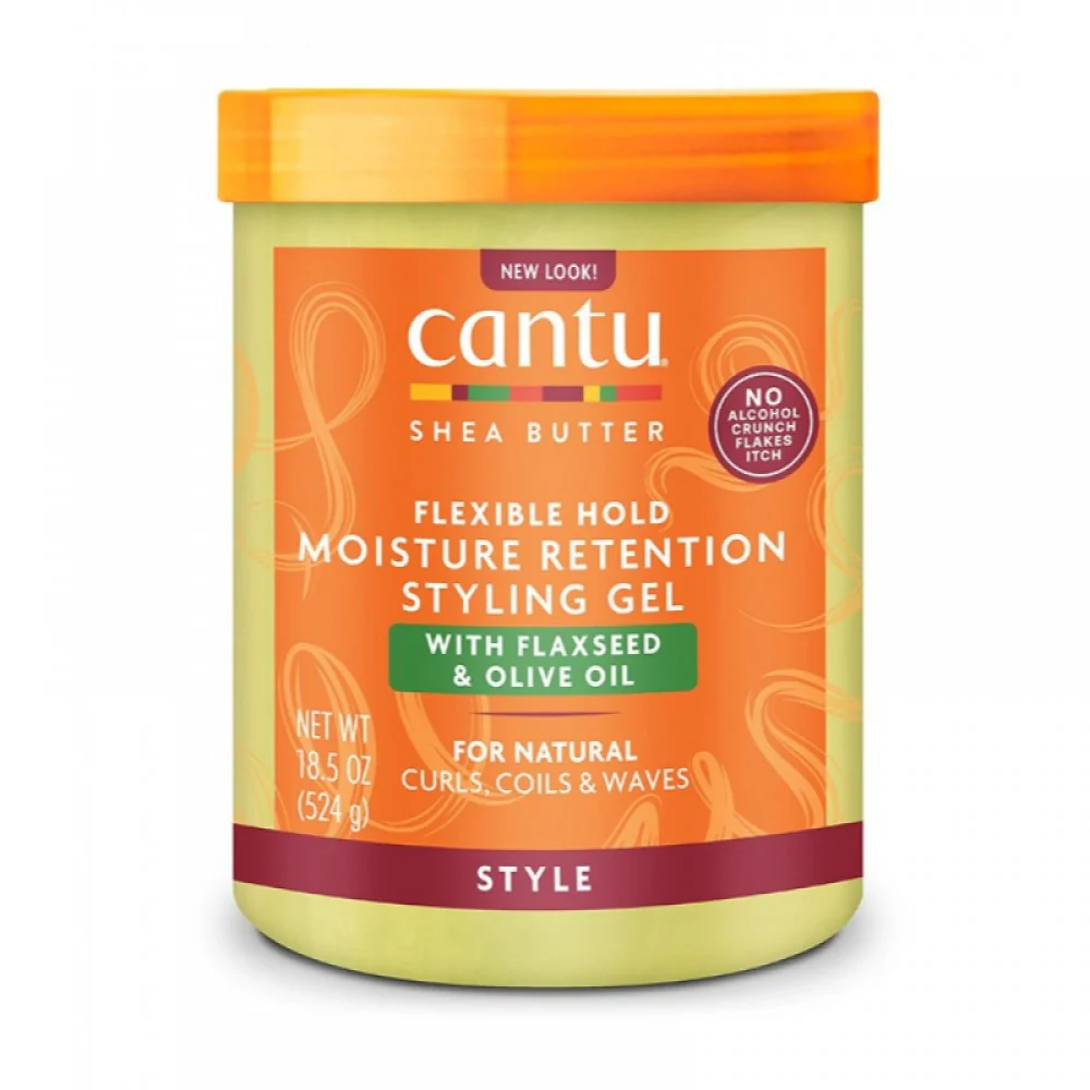 Shea Butter Flexible Hold Moisture Retention Styling Gel With Flaxseed & Olive Oil