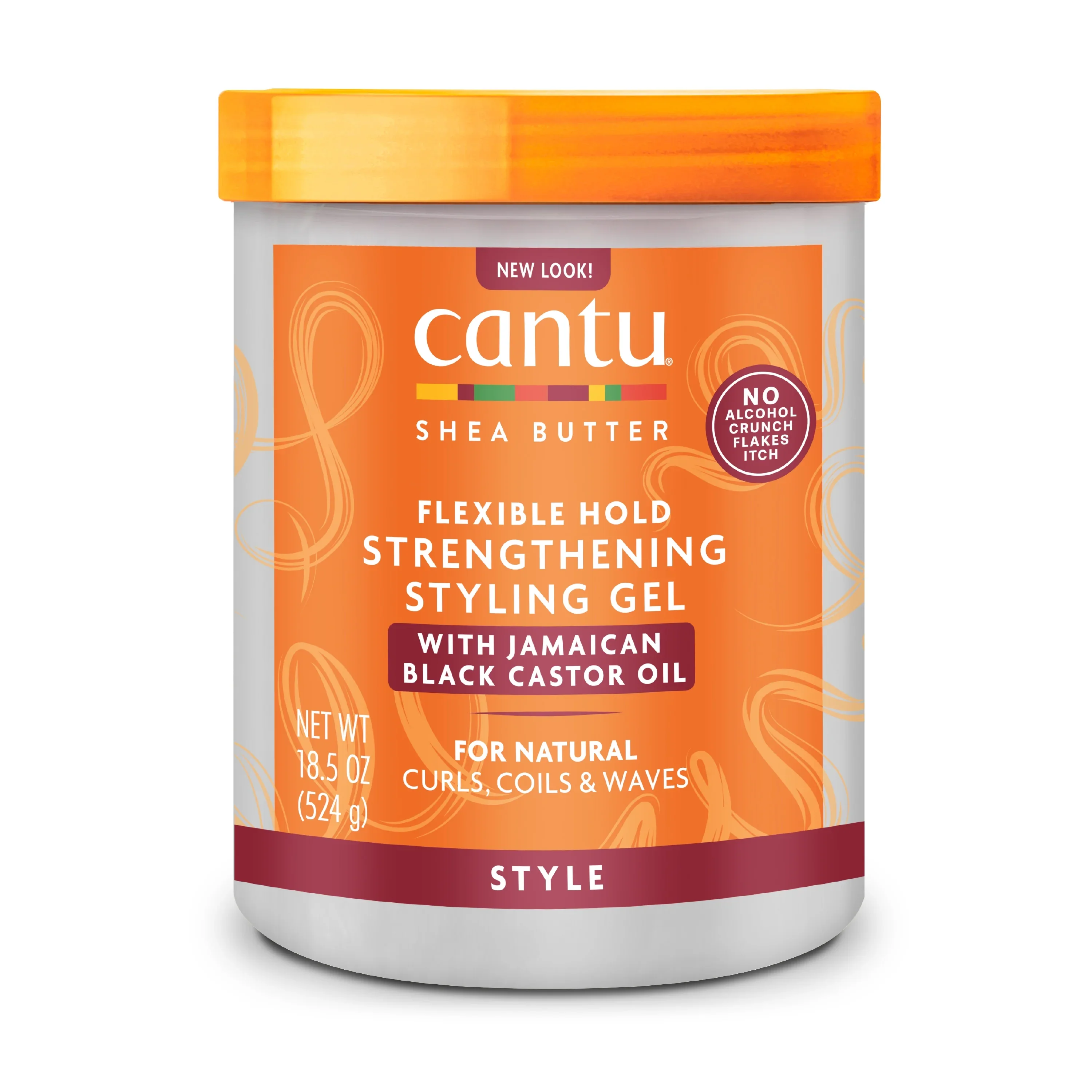 Shea Butter for Natural Hair, Moisturizing & Strengthening Styling Gel with Jamaican Black Castor Oil