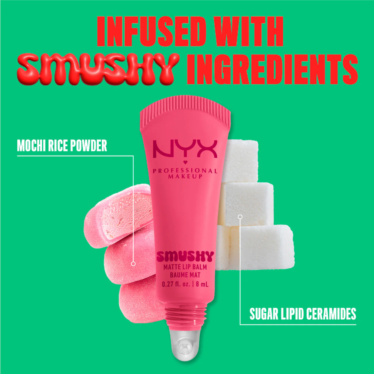 Smushy Matte Lip Balm, Soft Diffused Color, Matte Finish - Image 23