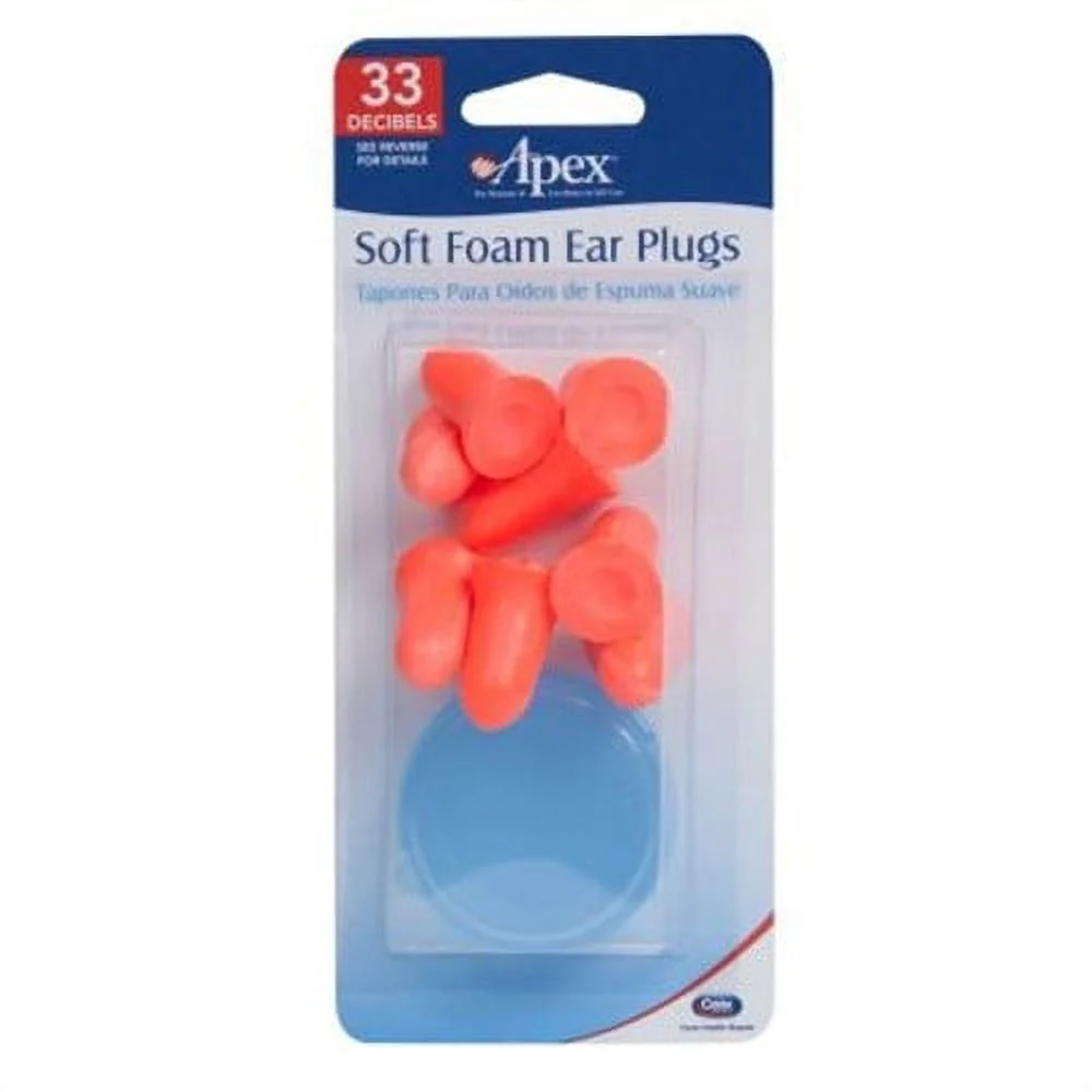 Soft Foam Ear Plugs 6 pair