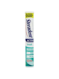 Steradent Tablets Active Fresh 30