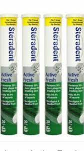 Steradent Tablets Active Fresh 30 - Image 4