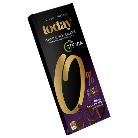 Stevia Dark Chocolate Zero Added Sugar 65g - Image 2