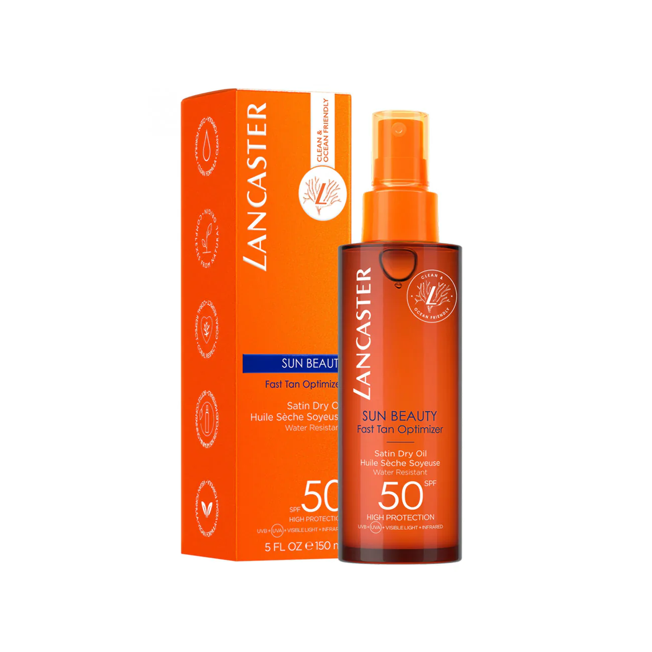 Sun Beauty Fast Tan Optimizer Satin Dry Oil SPF50 - Image 2
